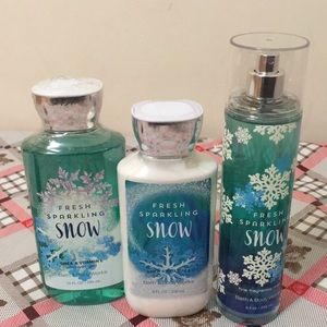 Fresh sparkling snow